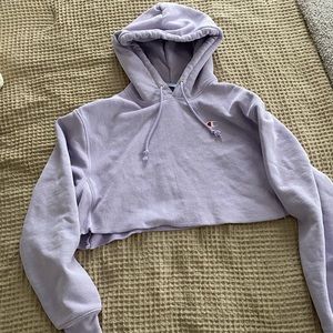 champion reverse weave cropped sweatshirt!